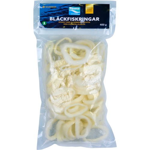 Bläckfiskringar Opanerade 400g Feldt's