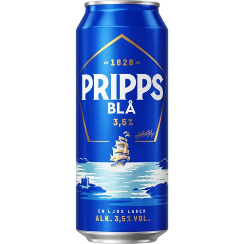 Öl 3,5% 50cl Pripps Blå
