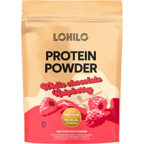 Proteinpulver White Chocolate Raspberry 350g LOHILO