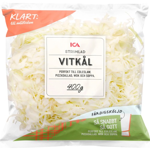 Strimlad Vitkål 400g Klass 1 ICA