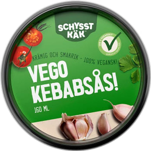 Vego Kebabsås Vegansk 160ml Schysst käk