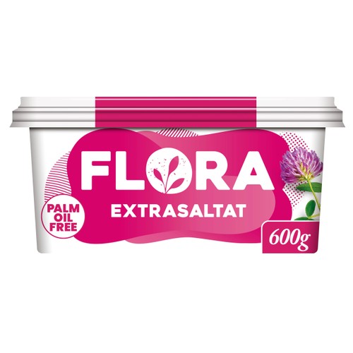 Margarin Extrasaltat växtbaserad 59% 600g Flora