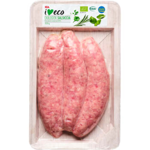 Färskkorv Salsiccia 300g KRAV ICA I love eco