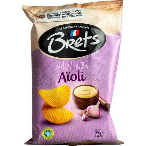 Chips Brets Aioli 125g Hugo Ericson Ost
