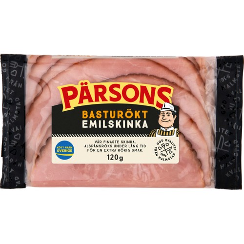 Skinka Basturökt 120g Pärsons