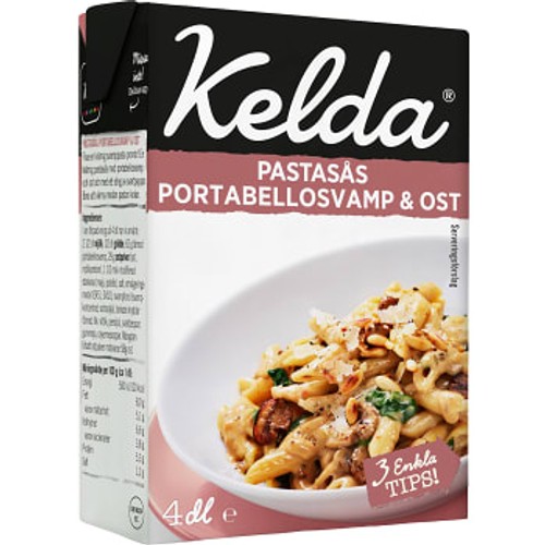Pastasås Portabellosvamp & ost 4dl Kelda