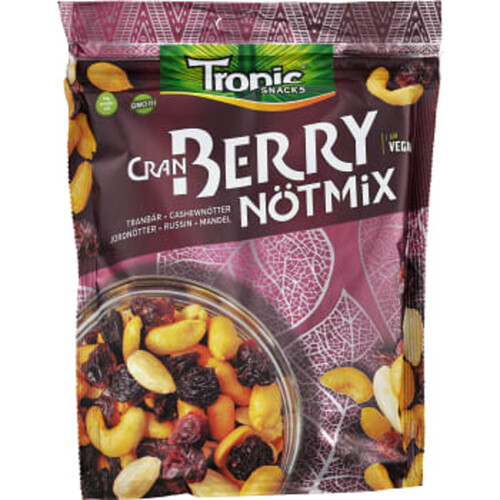 Nötmix Cranberry 200g Tropic Snacks