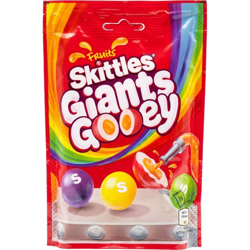 Godispåse Fruits Giants Gooey 125g Skittles