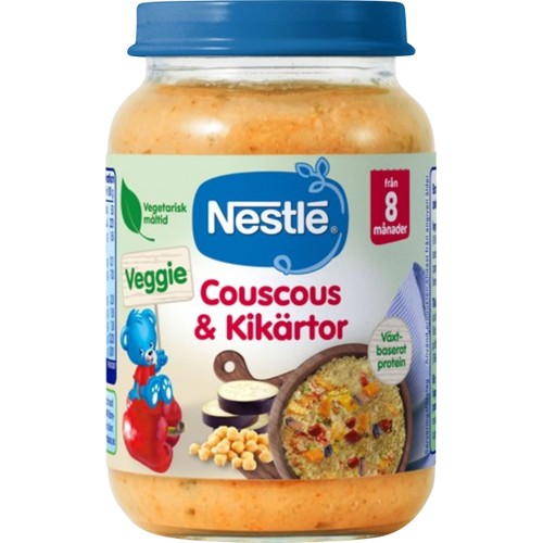 Barnmat Couscous & kikärtor 8m 190g Nestle