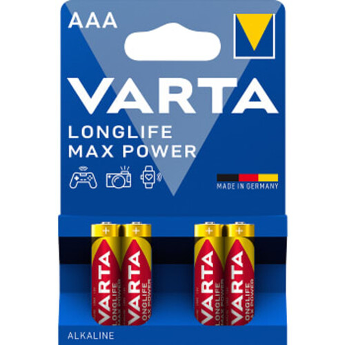 Batteri Longlife Max Power AAA 4-p