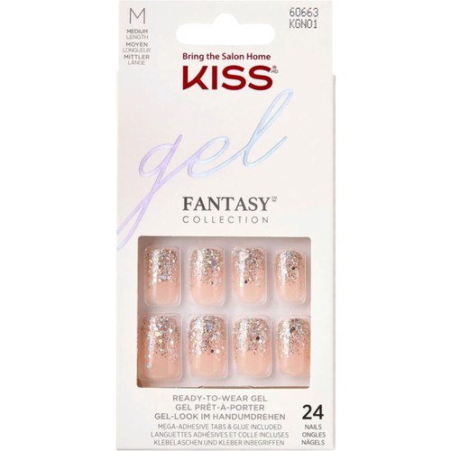 Nagellack Gel fantasy Glitter Lösnaglar 1-p Kiss