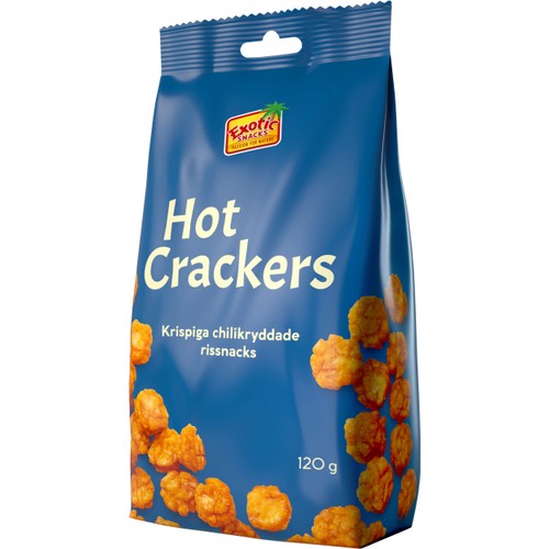 Rissnacks Hot Crackers 120g Exotic Snacks