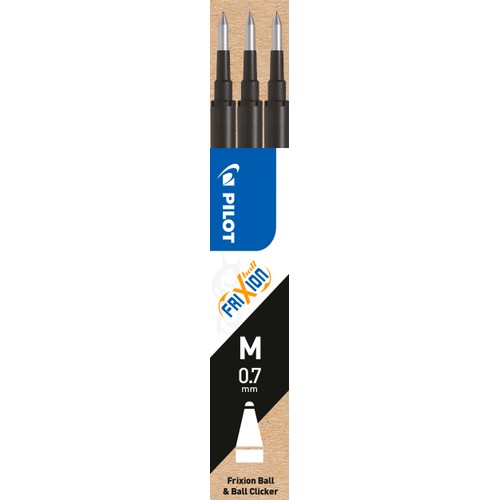 Frixion Refill Svart 3-p Pilot