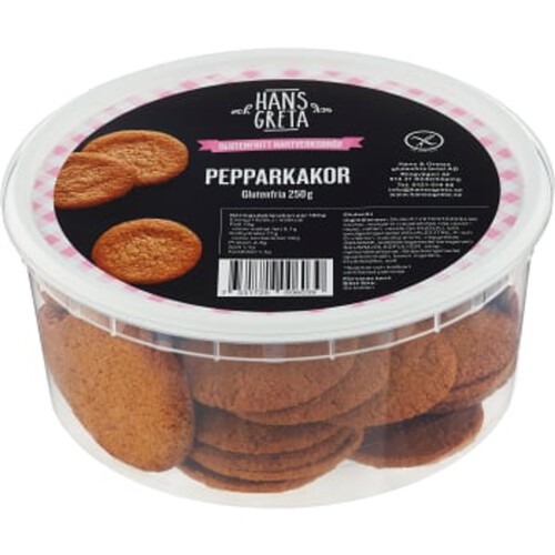 Pepparkakor Burk Glutenfri 250g Hans&Greta