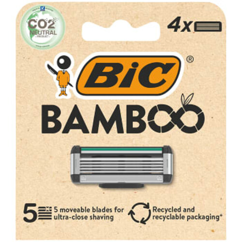 Rakblad Bamboo 4-p Bic