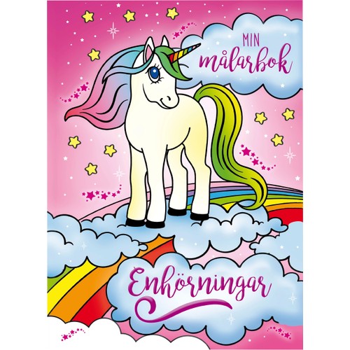 Min målarbok Enhörningar