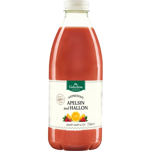 Juice Nypressad Apelsin & hallon 1l ICA Selection