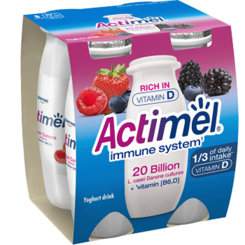 Drickyoghurt Skogsbär 4-p 400g Actimel