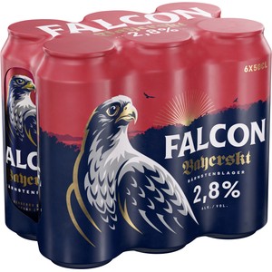 Öl Bayerskt 2.8% 6x50cl Falcon