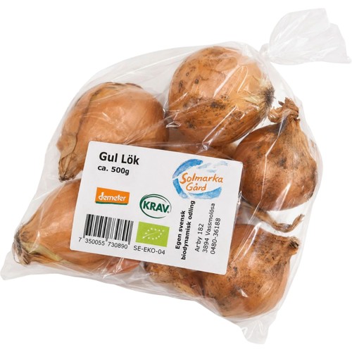 Lök Gul 500g KRAV Solmarka Gård