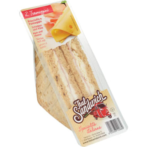 Sandwich Ost & skinka 130g Italsandwich