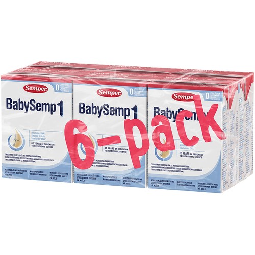 Modersmjölksersättning BabySemp 1 drickfärdig 0m 6-p 200ml Semper