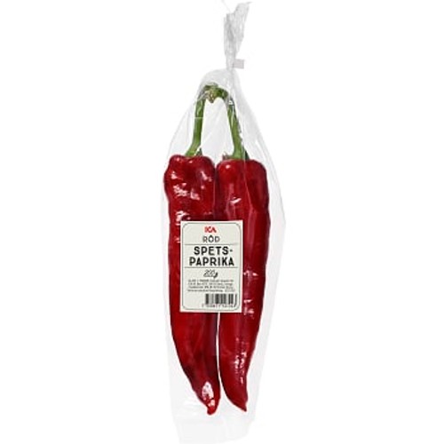 Röd spetsig paprika 200g Klass 1 ICA Selection