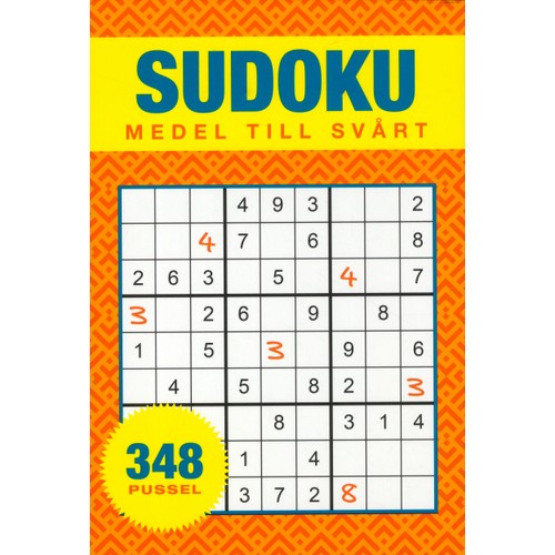 Sudoku : medel till svår - 348 pussel