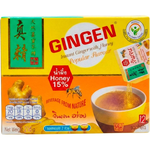 Ingefärsdryck Med Honung Pulver 216g Gingen