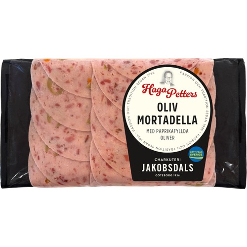 Olivmortadella Haga petters 120g Jakobsdals
