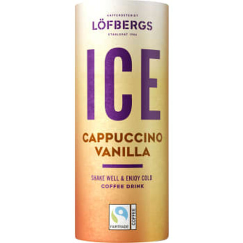 Iskaffe ICE Cappuccino Vanilj 230ml Löfbergs