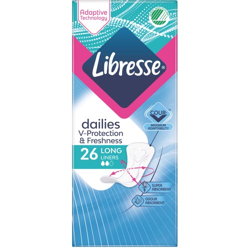 Trosskydd Daily Fresh Long 26-p Libresse