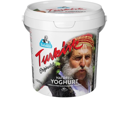 Yoghurt Turkisk Naturell 10% 1000g Salakis