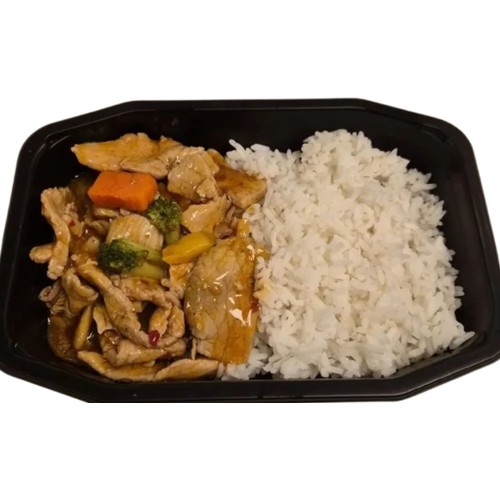 Thai fläskwook & ris