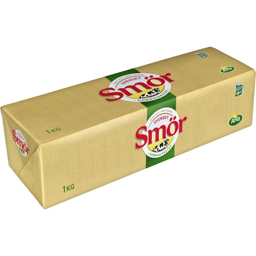 Smör Normaltsaltat 82% 1000g Svenskt Smör från Arla
