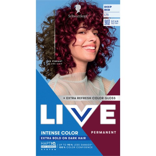 Hårfärg L75 Deep Red 1-p Schwarzkopf Live