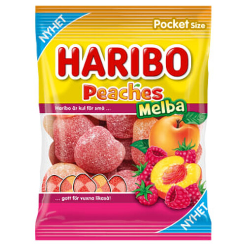 Godis Peaches Melba 80g Haribo