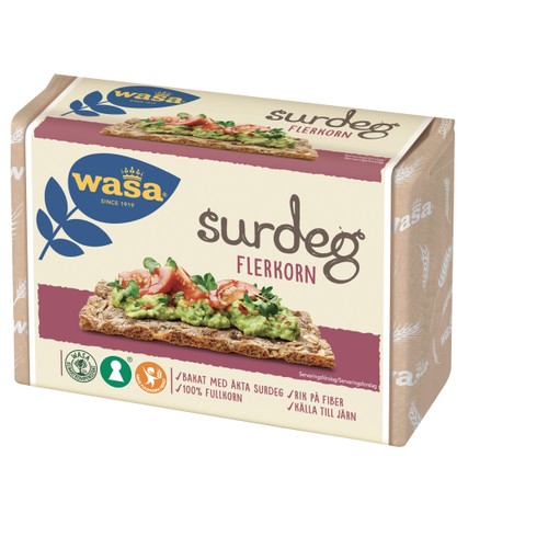 Knäckebröd Surdeg Flerkorn 275g Wasa