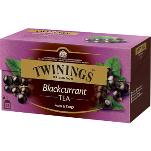 Te svartvinbär 25-p Twinings
