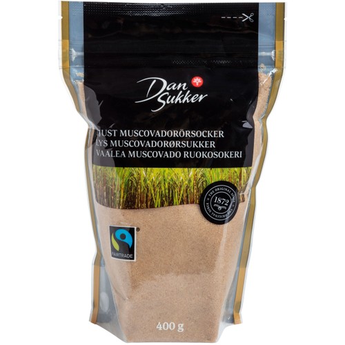 Muscovadorörsocker Ljust 400g Fairtrade Dansukker