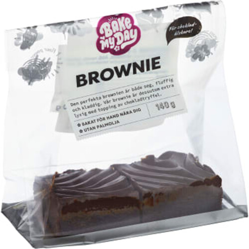 Brownie 2-pack 140 gram Bake My Day