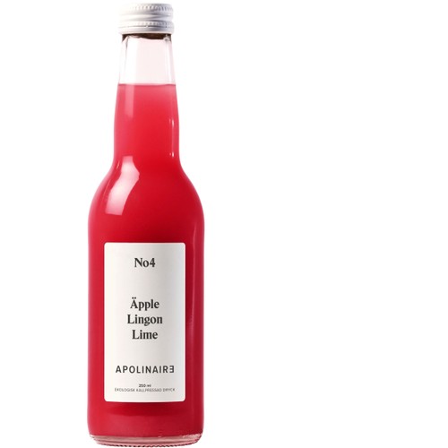 Dryck No4 Äpple Lingon & Lime 250ml Apolinaire