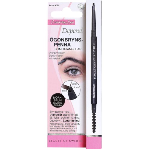 Ögonbrynspenna Mörkbrun 1-p Depend