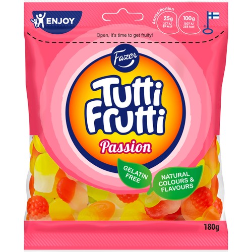 Tutti Frutti Passion 180g Fazer