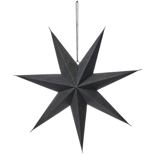 Stjärna Bella 60 cm svart ICA