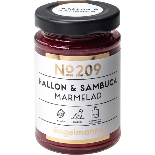 Marmelad Hallon & Sambuca 120g Engelmanns