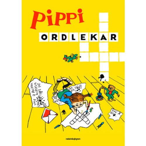 Pippi ordlekar - Korsord, rebusar och ordflätor