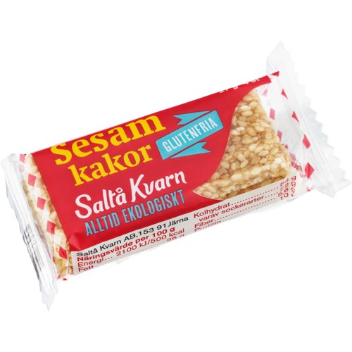 Sesamkakor Ekologisk 27g Saltå kvarn