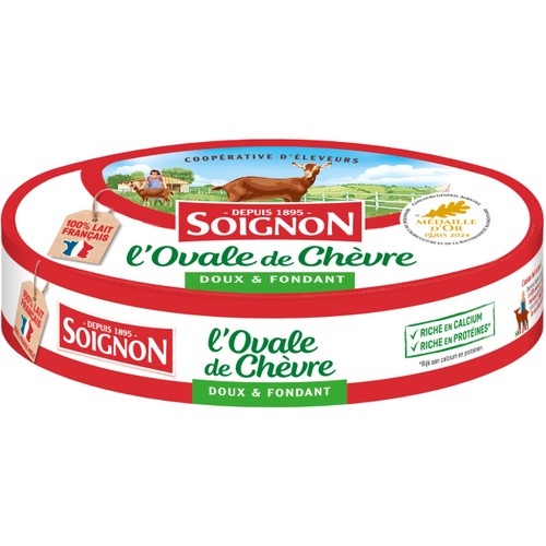 Chèvre Krämig mild getost 160g Soignon