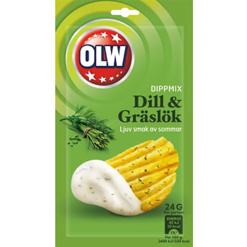Dippmix Dill & gräslök 24g OLW